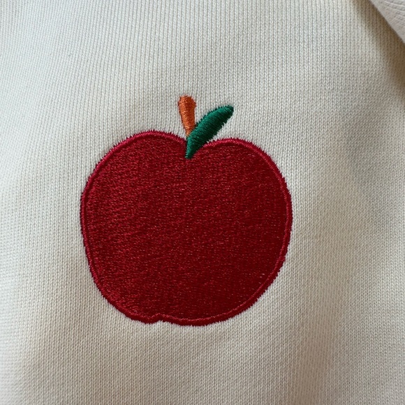 EUC Parke hoodie -L/XL NYC hoodie with double side NYC patches- cream - Picture 11 of 11